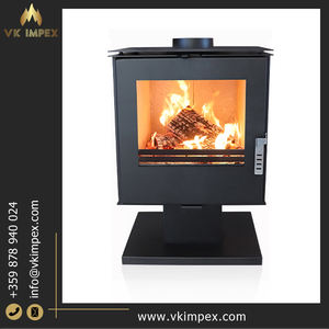 Cheminées à bois à haut rendement de couleur noire Offre Spéciale de qualité supérieure de conception élégante de fournisseur d'origine de Bulgarie - Product Image 4