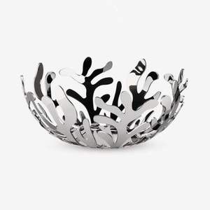 Frutero de Acero Pulido y Vidrio, Estilo Americano, Ecológico, con Perforaciones para Dátiles, Pasta, Sopa y Platos de Cena - Product Image 2