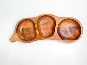 ถาดไม้เสิร์ฟพร้อมที่เก็บของ100% - Product Image 4