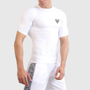 T-shirts de sport pour hommes de haute qualité, à manches courtes, col rond, séchage rapide - Product Image 2