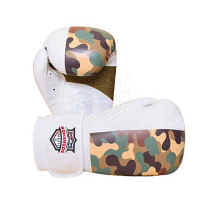 Guantes de boxeo de cuero cómodos hechos en fábrica Equipo de entrenamiento de MMA impermeable para fitness - Product Image 6