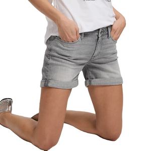 Nuevos pantalones cortos de mezclilla ajustados informales de alta calidad, ropa de verano, pantalones cortos de mezclilla de Material sólido de calidad superior para mujer - Product Image 3
