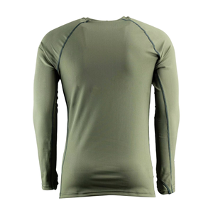 Camiseta Térmica de Manga Larga para Caza, Diseño Camuflado Personalizado, Spandex/Poliéster 220g, Color Rojo, Mangas Lisas, Venta al Por Mayor - Product Image 3