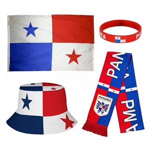 2026 Panama Coupe du Monde de Football Accessoires pour supporters Marchandises Produits Souvenirs Drapeaux Chapeaux Casquettes Écharpes Bracelets Ensembles Cadeaux Zone des Fans - Product Image 1