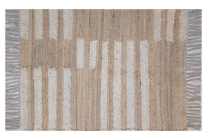 พรมปอกระเจาธรรมชาติปลอดสารเคมีทำจากพรมของชนเผ่าทำด้วยมือ - Product Image 2