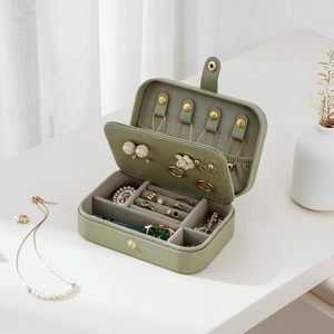 Wholesale Travel Jewelry Case Jewelry Organizer for Necklace Rings Bracelet <strong>Earrings</strong> <strong>Holder</strong> Portable Jewelry <strong>Boxes</strong> for Women - Product Image 2