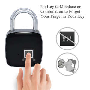 Candado Inteligente NPF1 con Huella Dactilar, Portátil, Resistente al Agua, Candado para Puerta, Nuevo Estilo, Gran Venta - Product Image 2