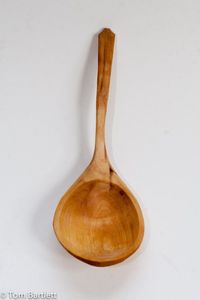 Cuillère de mariage en bois d'acacia de couleur naturelle de haute qualité Cuillère de mariage en bois brun pour les mariages - Product Image 6