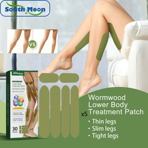 OEM 30Pcs/Kotak Stiker Herbal Wormwood Pelangsing Perawatan Nyeri Kaki Perlindungan Kaki/Lutut Lansia & Penurunan Berat Badan Pembentukan Kecantikan Patch Kaki - Product Image 1