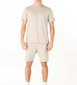 Última camiseta de verano y conjunto corto de 2 piezas para hombres, personaliza tu propio diseño, cuello redondo, manga corta, ropa de verano cómoda - Product Image 6
