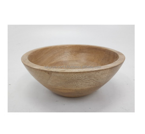 Vente chaude bols de service en bois bol à salade taille de forme personnalisée et finitions pour la décoration de la maison et les fournitures de fête - Product Image 1