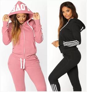 Ensemble de survêtement de jogging de qualité supérieure pour femmes, nouveau design élégant, survêtement personnalisé avec logo pour femmes - Product Image 1