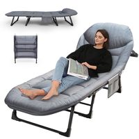 Lit de camping pliable en tube carré, robuste, en métal, avec matelas, pour dormir en extérieur, pour adultes, prix d'usine OEM
