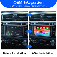 Kabelloses Apple CarPlay Android Auto Decoder-Modul-Kit für Toyota Land Cruiser Prado LC150 2009-2019 OEM Touchscreen-Upgrade