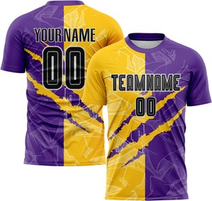 Maillots de football à sublimation OEM ODM personnalisés 2025. Commande en gros de kit de tendance. Joueur rapide/Fan Versions. Séchage rapide 100% polyester - Product Image 2