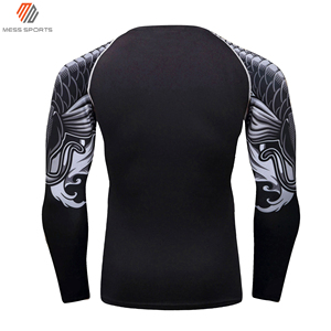 Rashguard de compression pour homme – Logo imprimé personnalisé, haute qualité, séchage rapide, vêtements de performance à prix abordable - Product Image 6