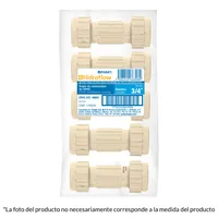 Raccord de compression CPVC 5 1/2 pouces, modèle CPVC-271-5BOX FOSET Mexique