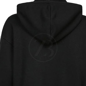 Sudadera con capucha de invierno de algodón 100% para hombre con diamantes de imitación patrón sólido estilo informal cálido y venta en línea cuello con capucha - Product Image 5