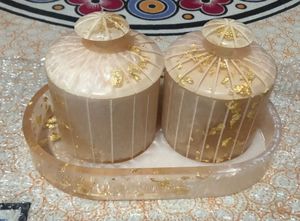 Waterford โถตกแต่งรูปปั้นสำหรับตกแต่งบ้านกันน้ำทาสีมือรูปแบบที่ยอดเยี่ยมงานฝีมือเรซินธุรกิจ - Product Image 2