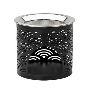 Quemador de incienso de carbón de hoja con tapa Iglesia y Templo Decoración Fragancias Olla Hierro hecho a mano - Product Image 3