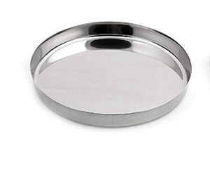 Plato de Cena de Acero Inoxidable para Cocina, Plato Thali con Acero Inoxidable de Grado 202 y 304, Plato Rectangular para Comida Caliente - Product Image 4