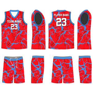 Uniforme de basketball pour adultes de haute qualité, personnalisé et sublimé, respirant, couleur unie, antibactérien, séchage rapide, vêtements de sport pour - Product Image 5