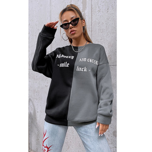 Conjunto de pantalones de chándal con capucha de lana transpirable de Invierno para mujer Nueva llegada Tallas grandes Patrón sólido Estampado Logo con capucha Servicio OEM - Product Image 6