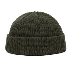 Wholesale 100% Acrylic Plain Beanie <b>Cap</b> Keep Warm Custom Beanie Knitted Winter Hat for Women <b>Men</b> - Product Image 3
