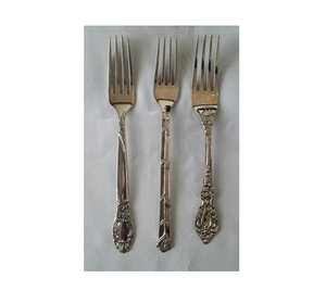 Fourchette à salade en laiton de haute qualité ensemble produit tendance indien poignée en laiton fourchette en acier couverts meilleur prix - Product Image 5