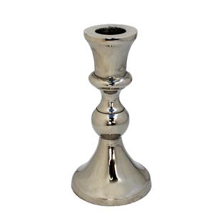 Bougeoir créatif en métal argenté de qualité Vente en gros Maison Salon Table Bougeoir décoratif à prix abordable - Product Image 1