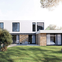 Usine préfabriquée de maisons de construction rapide légère et imperméable ignifuge durable directe