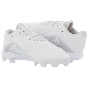 Chaussures Adidas Icon V Md pour garçons Couleur : Chaussures Blanc/Métal argenté 100% authentiques - Product Image 3