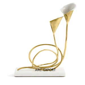 Support de papier de soie rond enduit de poudre blanche Unique de luxe en gros Sculpture présentoir en métal porte-mouchoirs pour boîte la plus vendue - Product Image 4