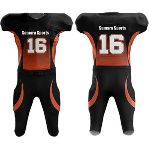 Maillot de football américain brodé de conception personnalisée bon marché uniformes de football américain cousus de haute qualité pour les jeunes - Product Image 1