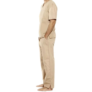 Bata de laboratorio Premium diseñada para médicos profesionales con tela antiarrugas y ajuste relajado | Uniforme de médico para hombres - Product Image 3