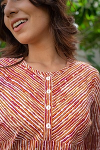 Traje de noche bohemio y Hippie para mujer, tela estampada de algodón, verano, novedad - Product Image 2