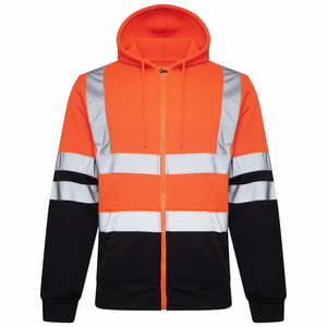 Sudadera CON CAPUCHA DE SEGURIDAD reflectante de alta visibilidad para hombres, ropa de trabajo de invierno, chaqueta uniforme, comodidad de seguridad mejorada Digital - Product Image 1