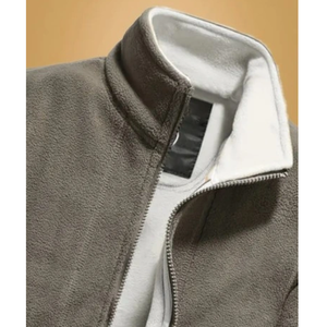 Sweat-shirt chaud d'automne pour homme, style sportif et de randonnée, avec fermeture éclair et col montant - Product Image 3