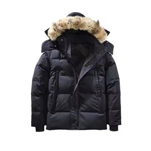 <b>Men</b> Winter Puffer <b>Jacket</b> High Quality Full Sleeve Puffer High Street <b>Jacket</b> Custom Wholesale Inner <b>Fur</b> Hoodie <b>Jacket</b> OEM - Product Image 3