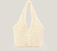 Sacs à main de luxe faits à la main en paille de papier pour femmes, pochettes et sacs fourre-tout de haute qualité pour usage quotidien, sacs de plage et sacs à bandoulière pour les vacances