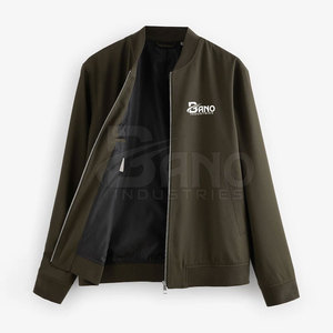 Blouson d'hiver pour homme à manches longues, nouveau design, avec logo sur le devant, tissu respirant en polyester/nylon à séchage rapide - Product Image 2