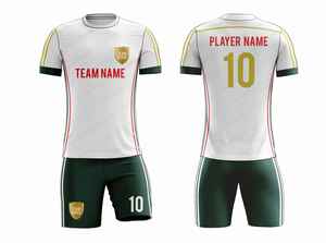 Uniformes de football personnalisés en gros |   Maillots de football numériques OEM 2026 |   Tenues d'équipe respirantes à manches courtes et coupe ajustée - Product Image 5