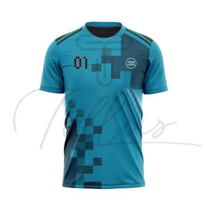 Maillot de football imprimé le plus vendu 100% polyester extensible antibactérien confortable vêtements de sport pour hommes uniforme de club de football - Product Image 5