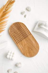 Nueva bandeja de servicio de madera de Diseño Artesanal única con la mejor calidad y diseño para restaurantes y hoteles planos - Product Image 2