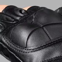 Fabricante directo de fábrica Diseños y materiales personalizados Cuero de cabra Guantes de moto de calidad profesional totalmente personalizables