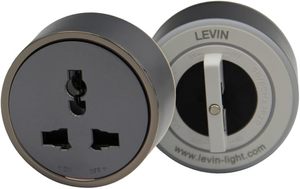 Levin Germany รางไฟ50ซม., เต้าเสียบอเนกประสงค์2ตัว + เครื่องชาร์จเร็ว USB Type-C | รางพลังงานสูง8000W | - Product Image 3