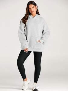 Trendy Queen Women s Sudaderas con capucha de gran tamaño Sudaderas de lana Suéteres de manga larga Pullover Trajes de otoño - Product Image 5