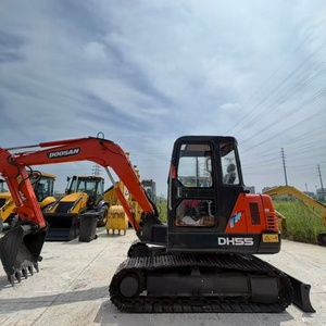 Used Doosan DH55 Excavator with High Function Construction Machinery Doosan DH55 DX60 Digger <b>Small</b> Excavator Good Price for Sale - Product Image 1