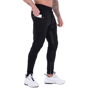 Pantalones Casuales de Alta Elasticidad para Hombre, Ropa con Bolsillos con Cremallera, Pantalones Deportivos para Hombre, Cintura Elástica, Pantalones Holgados para Correr al Aire Libre - Product Image 1