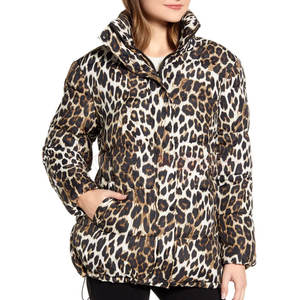 Chaqueta acolchada ligera con cremallera y manga larga con capucha para mujer, chaquetas de ropa de mujer de diseño superior personalizado - Product Image 2